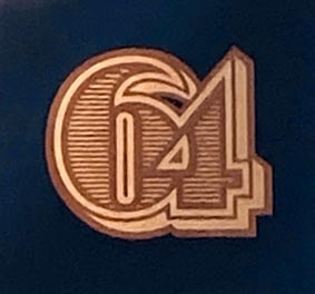 Sign at 64 restaurant on Goodge Street in London