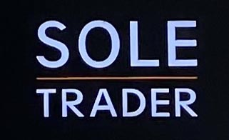 Sign at Sole Trader shoe shop on Oxford Street in London