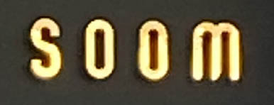 Sign at Soom Korean restaurant on St. Martin's Lane in London