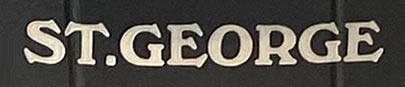 St George shop logo on Westbourne Grove in Notting Hill, London