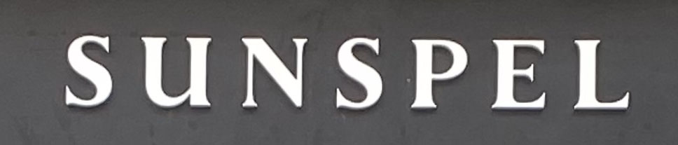 Sunspel shop sign on Floral Street in Covent Garden