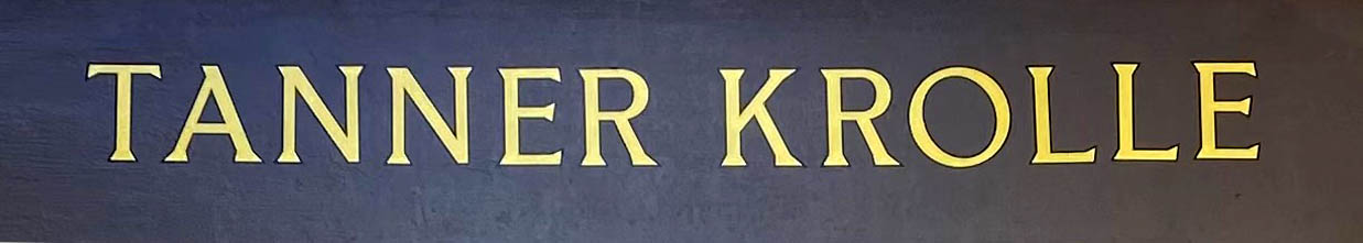 Sign at Tanner Krolle shop on London's Mount Street