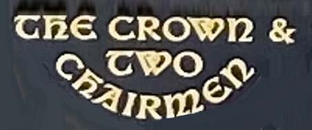 Sign at The Crown and Two Chairmen pub on Dean Street in London's Soho