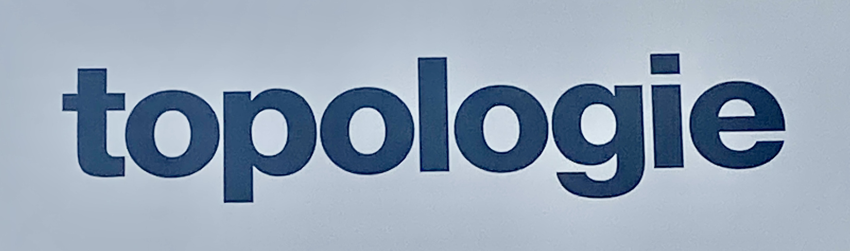 Sign at Topologie shop on Berwick Street in London