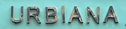 Sign at Urbiana jewellery shop on London's Brick Lane