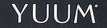 Sign at Yuum cafe on Queensway in London's Bayswater