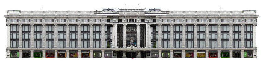 London sightseeing - Selfridges department store