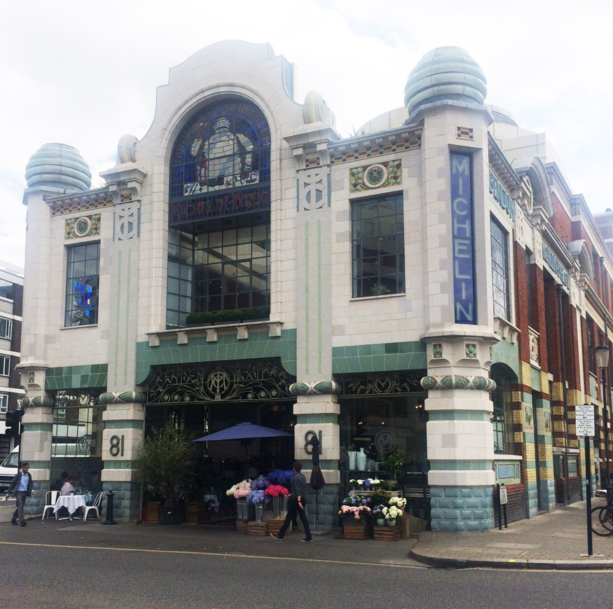 Bibendum restaurant on London's Fulham Road at South Kensington