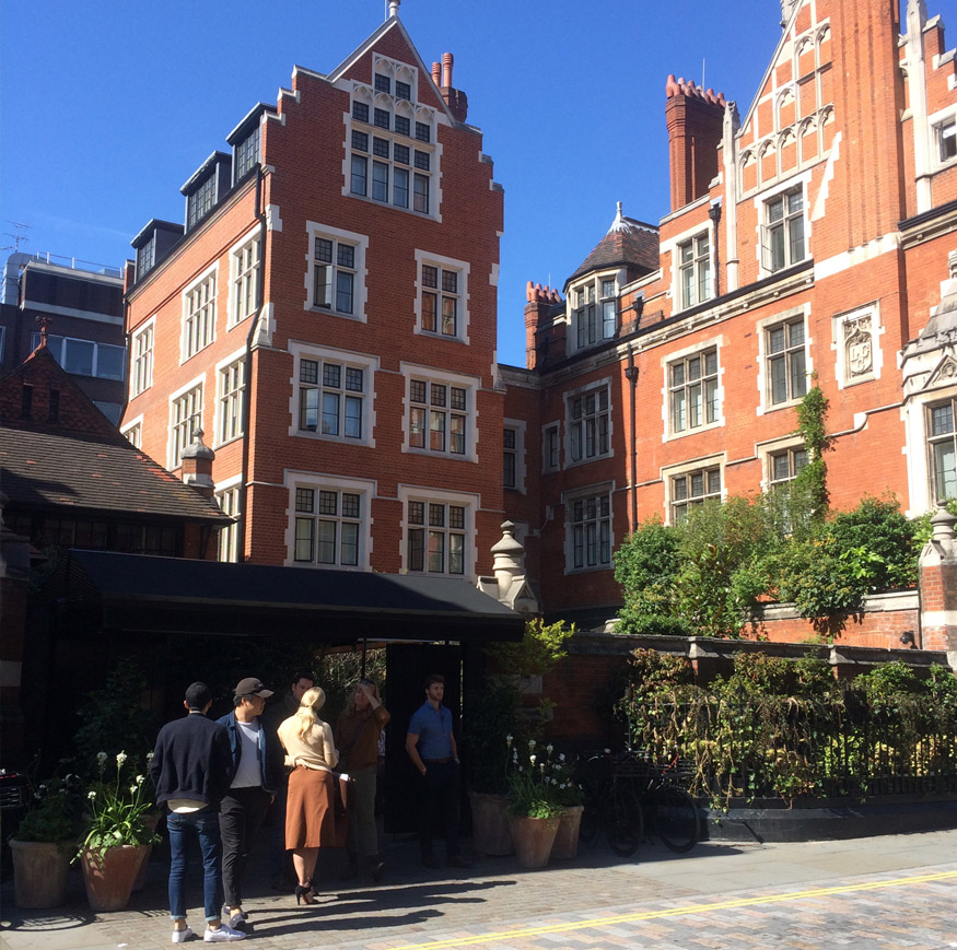 The Chiltern Firehouse in London's Marylebone