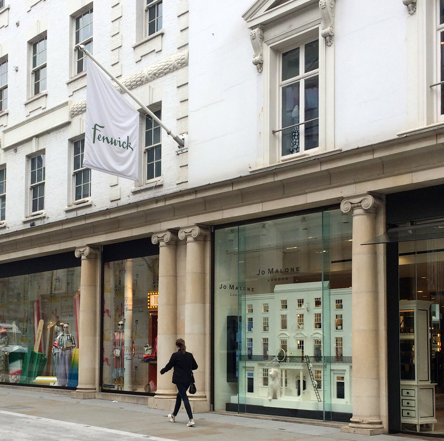 Fenwick department store on Bond Street in London's Mayfair