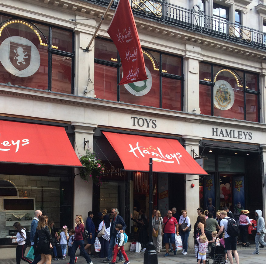 Hamleys toy store on London's Regent Street