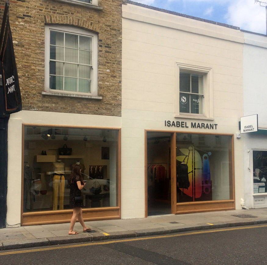 Isabel Marant shop at Brompton Cross in London