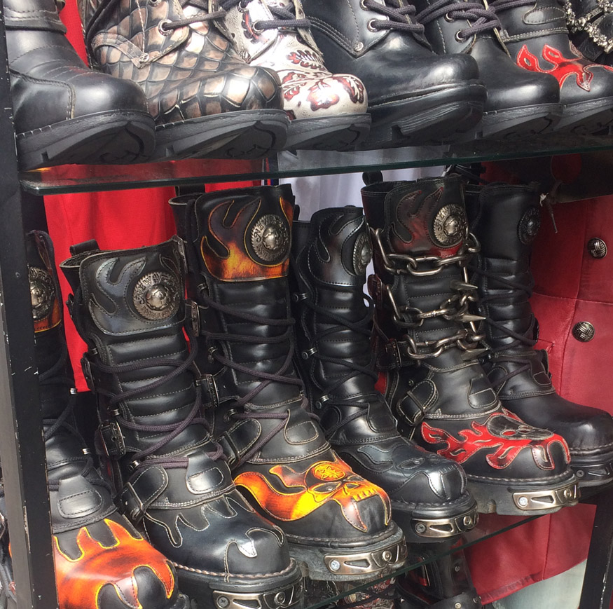New Rock boots and shoe shop on Camden High Street