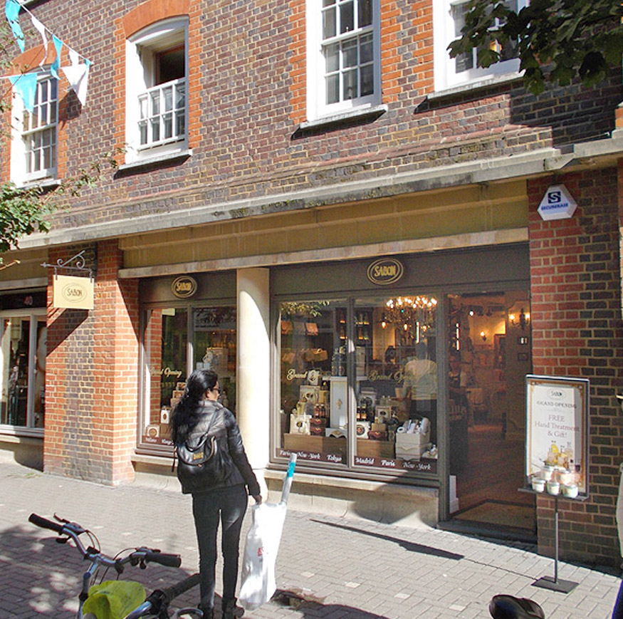 Sabon soap shop in London's Covent Garden