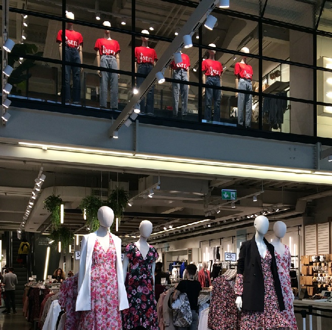 Stradivarius fashion store on London's Oxford Street
