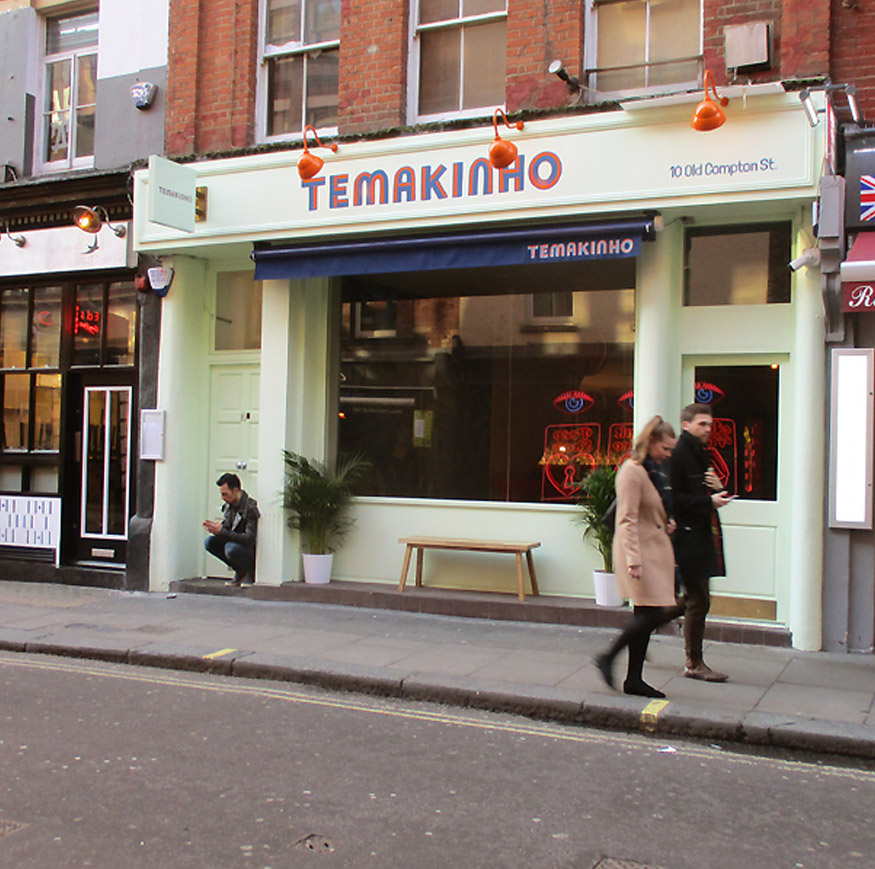 Temankinho restaurant on Old Compton Street in London's Soho