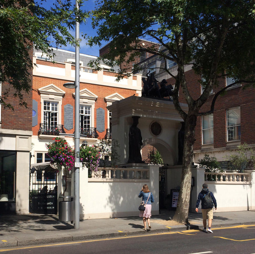 Pizza restaurant at the Pheasantry on Chelsea King's Road