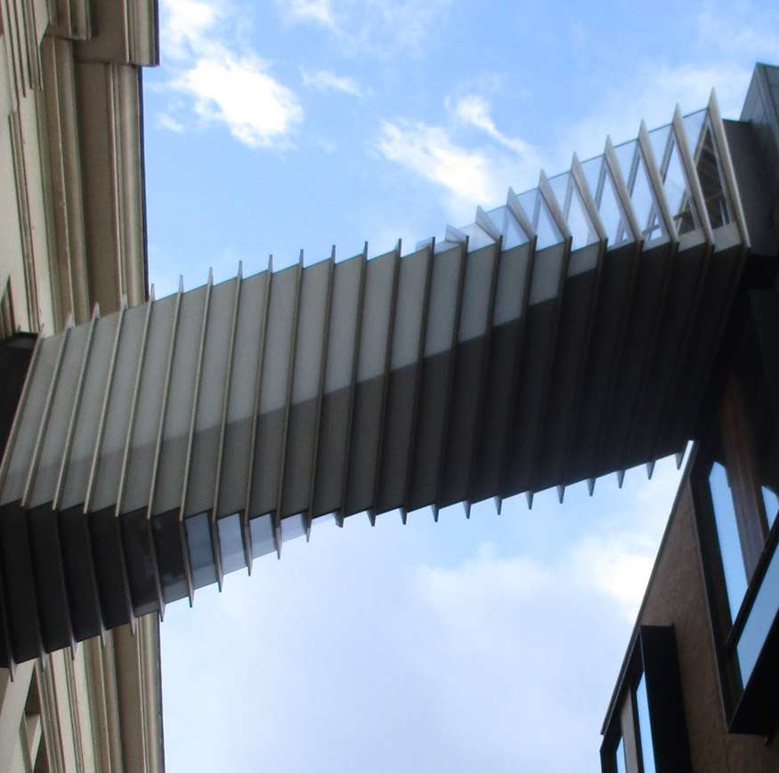 The Bridge of Aspirations in Floral Street in London's Covent Garden
