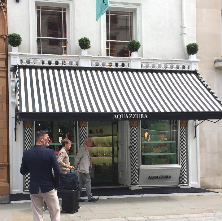 Aquazzura shoe shop on Bond Street