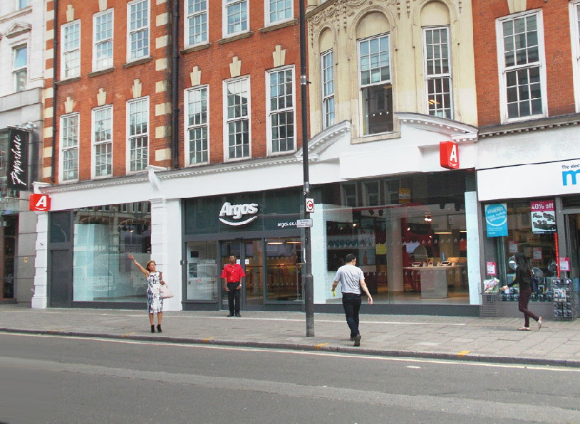 Argos catalogue store on Tottenham Court Road