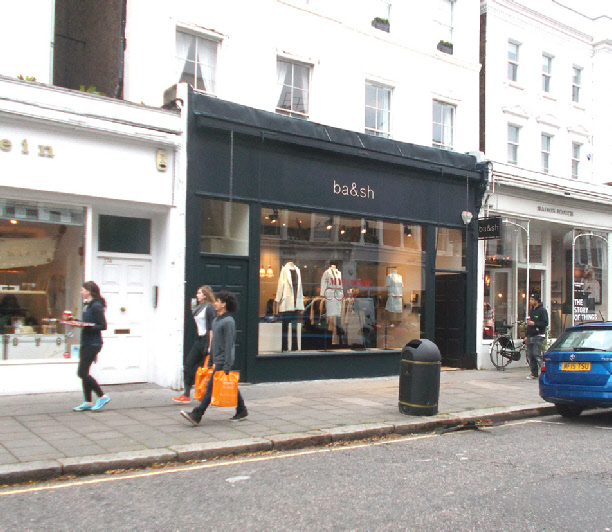 Ba&sh on Westbourne Grove in Notting Hill
