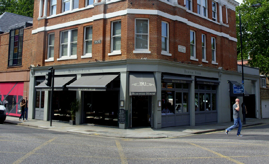 Beaufort House, bar and restaurant on King’s Road in Chelsea