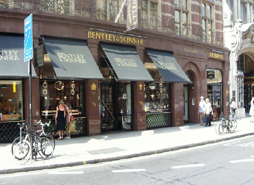 Bentley and Skinner jewellery shop on Piccadilly