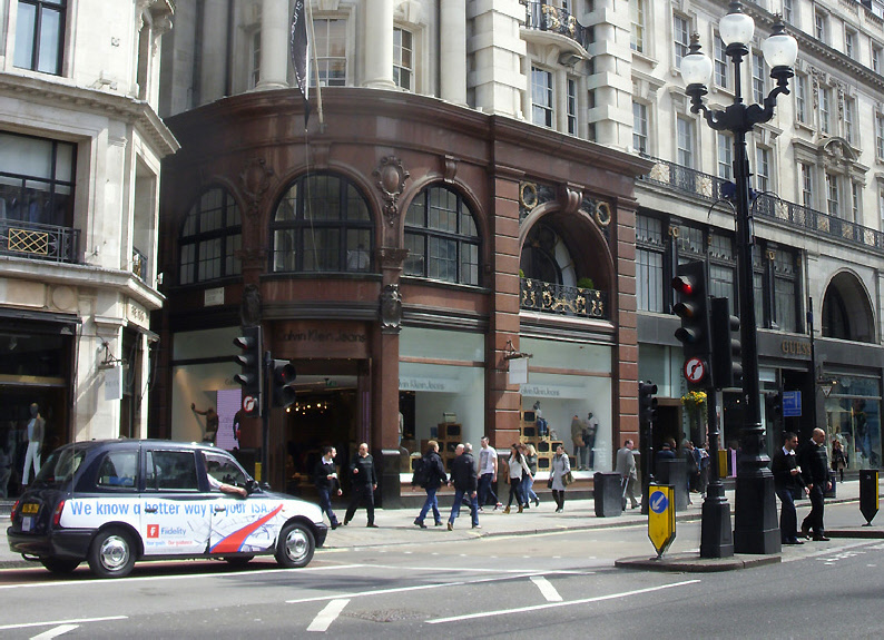 Calvin Klein jeans store on London s Regent Street