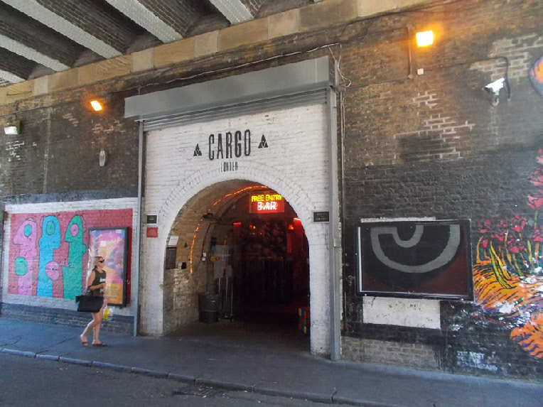 Cargo club under the arches on Rivington Street in Shoreditch