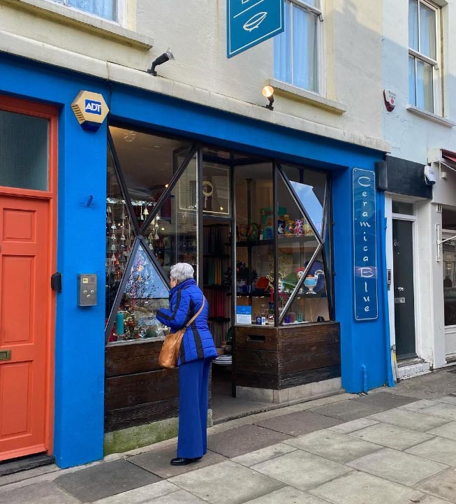 Ceramica Blue shop on Blenheim Crescent in London’s Notting Hill