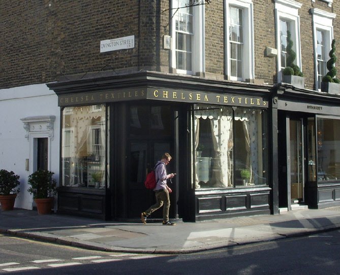 Chelsea Textiles on Walton Street in Knightsbridge