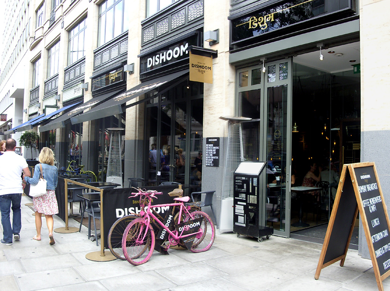 Dishoom Indian restaurant on Upper St. Martins’s Lane, Covent Garden
