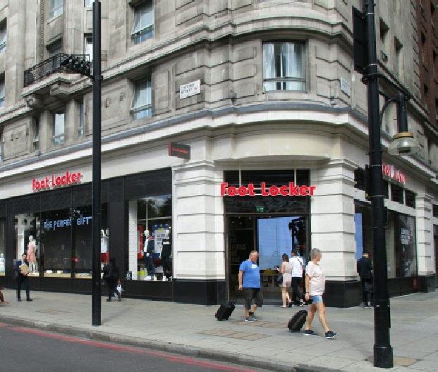Foot Locker store on Oxford Street in London