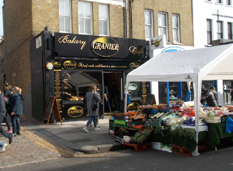 Granier bakery on London's Portobello Road