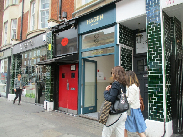 Hagen coffee bar on King’s Road in Chelsea