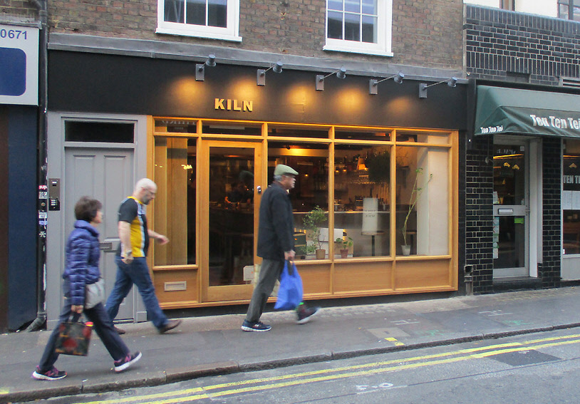 Kiln Thai restaurant on Brewer Street in London’s Soho