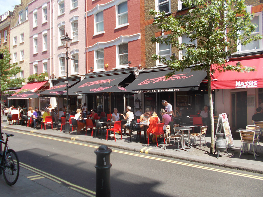 La Tasca Spanish restaurant at St Christopher's Place in London