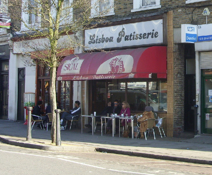 Lisboa Patisserie on Golborne Road, near Portobello market