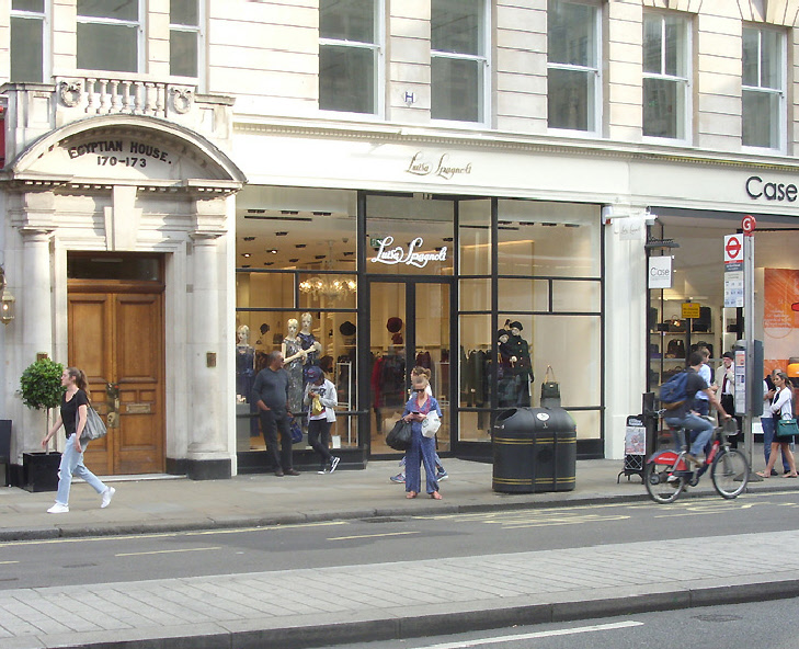 Luisa Spagnoli womenswear shop on Piccadilly in London