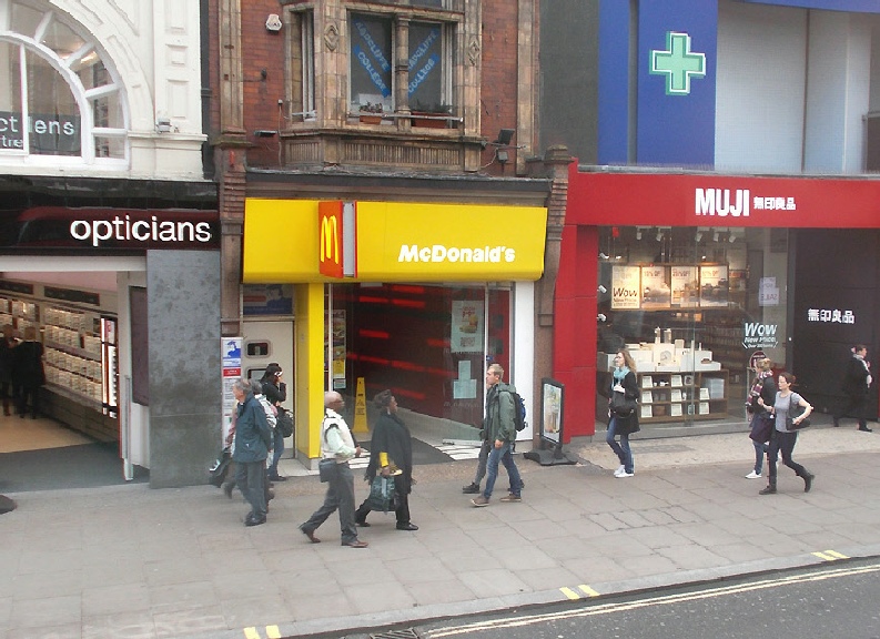 McDonald’s restaurant on London’s Oxford Street
