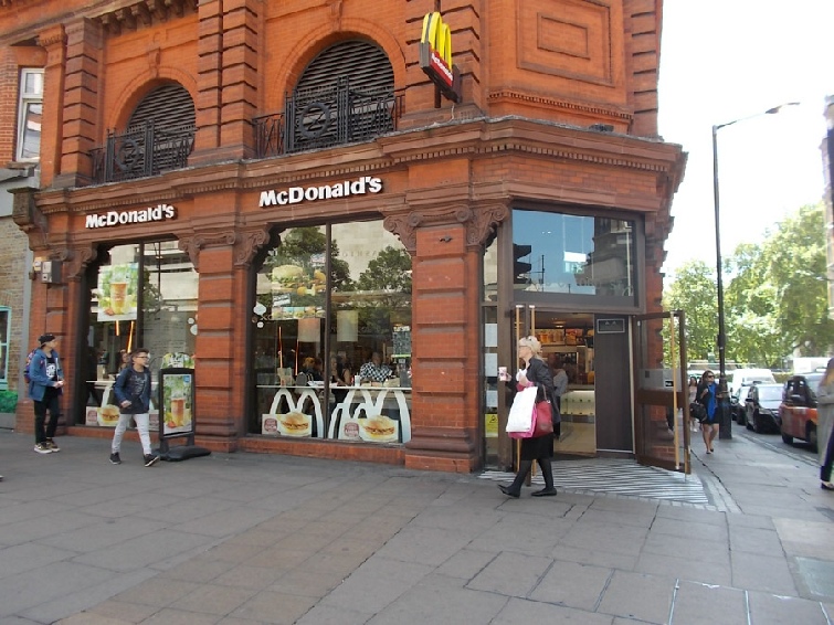 McDonald’s fast food restaurant near Oxford Circus