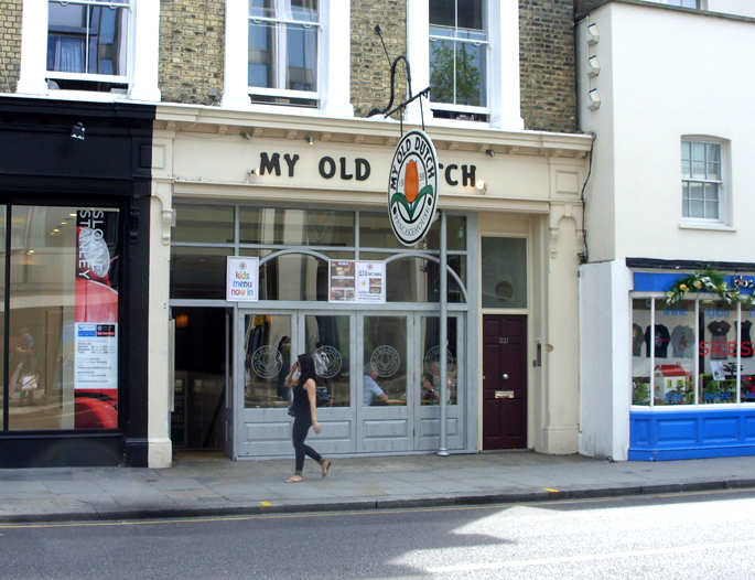 My Old Dutch restaurant on King’s Road in Chelsea