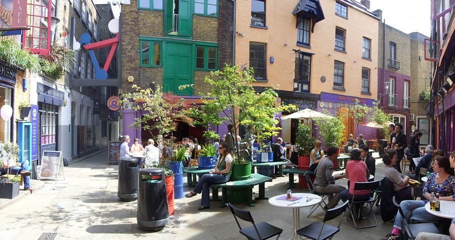 Neal’s Yard in London’s Covent Garden