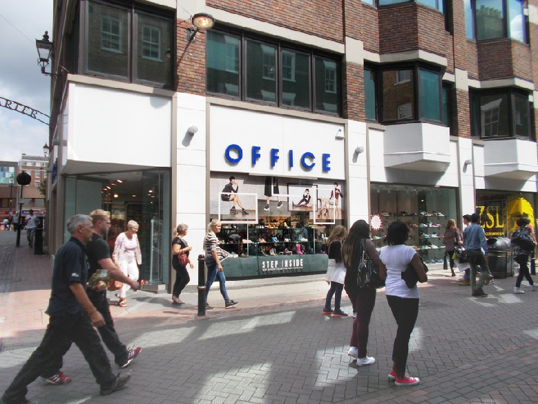 Office shoe shop on London’s Carnaby Street