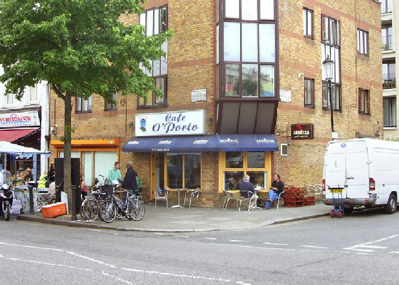 Cafe O’Porto on Golborne Road near Portobello