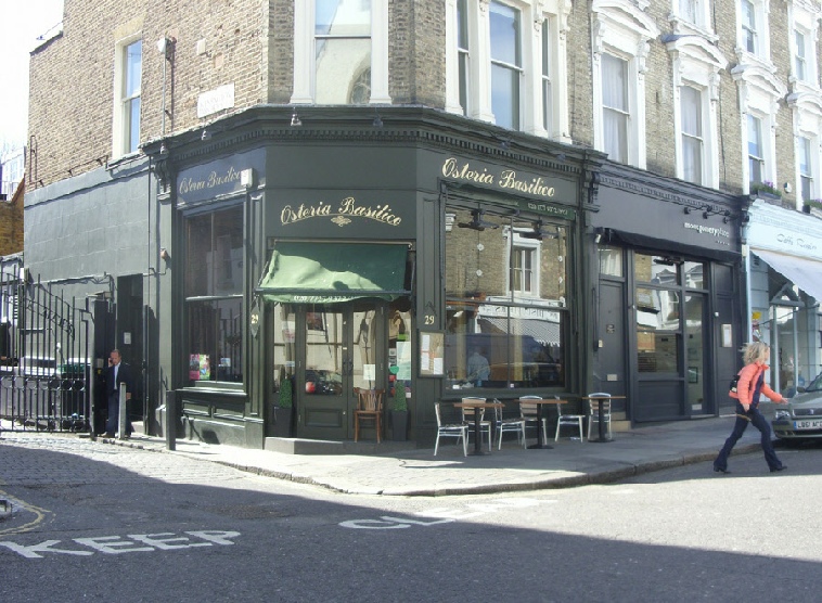 Osteria Basilico restaurant on Kensington Park Road