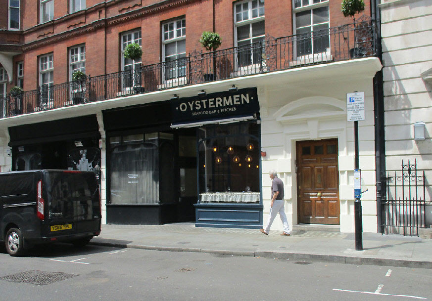 Oystermen seafood restaurant on Henrietta Street