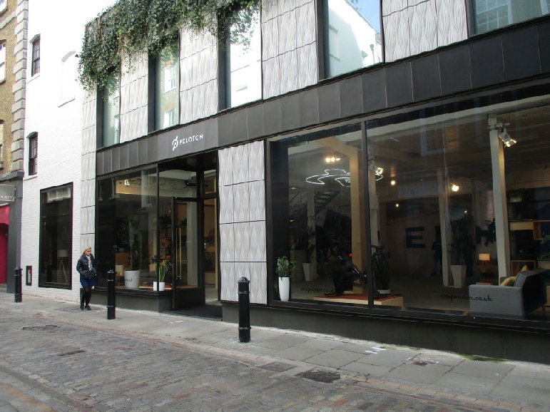 Floral Street in Covent Garden - Peloton Studios