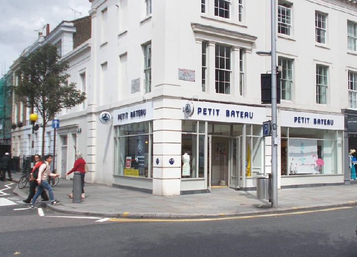 King’s Road - Petit Bateau children’s clothing shop