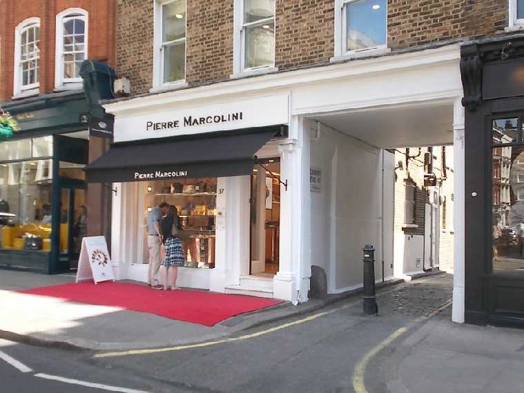 Marylebone High Street - Pierr Marcolini chocolates shop